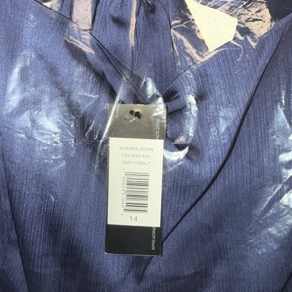 NWT |Sachin + Babi Aurora Gown Cobalt Blue Size 10 12 & 14 - Picture 5 of 5